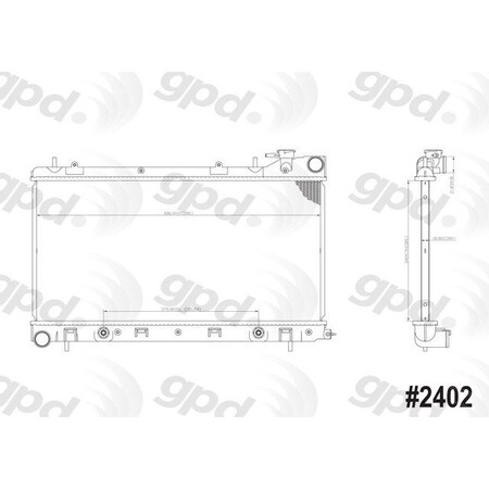 Gpd Radiator 2402C
